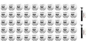 (Pack of 50) Biggz Volleyballs - Soft Touch Leather - Official Size - Bulk Balls