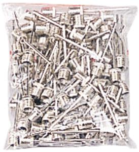 (Pack of 100) Biggz Extra Long nickel plated Inflating Needle - Bulk Balls