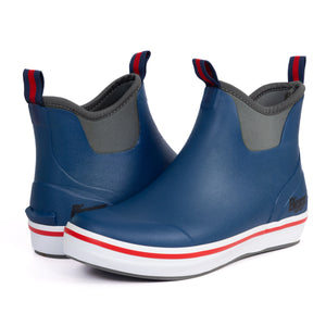 Men's Navy Rubber Fishing Boots - size 11 - A & L Wholesale Company 