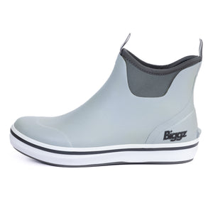 Men's Grey Rubber Fishing Boots - Size 9 - A & L Wholesale Company 