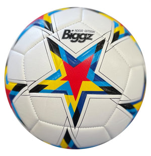 Biggz High Tech Mould Star Soccer Ball Size 5 with Hand Pump - A & L Wholesale Company 
