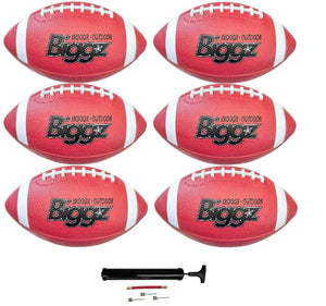 Junior size Footballs (6 pack) - A & L Wholesale Company 