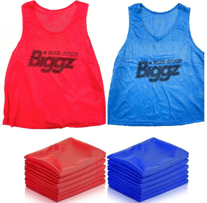 Biggz Mesh Colored Vests (24 Pack)…