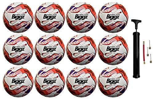 (Pack of 12) Premium Freedom Soccer Ball Size 5 Bulk Wholesale with Pump
