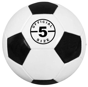 (Pack of 6) Biggz Premium Classic Soccer Balls Size 5 - Bulk Balls