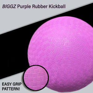 (Pack of 48) Biggz Rubber Kick Ball 8.5 inch - Official Size for Dodge Ball - Bulk Balls